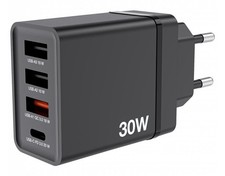 Verbatim W128807220 49700 USB Wall Charger 30W Black 1x USB-C PD 20W USB-A ~E~ picture