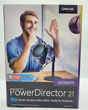 CyberLink - PowerDirector 21 Ultimate - Video Editing Software - Screen Recorder picture