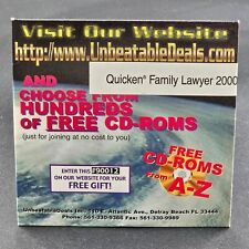 2000 Quicken Family Lawyer Software CD-ROM UnbeatableDeals 