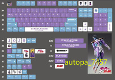 Anime JoJo Keycaps Key Caps Star Platinum PBT KCA Height For MX Keyboard Gift picture