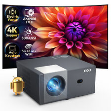 XGODY Android Projector HD 4K LED Home Theater Cinema Projector 18000 Lumen HDMI picture