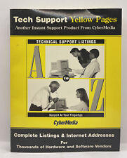 Tech Support Yellow Pages 1996 Cyber Media Complete Listings Internet Addresses picture