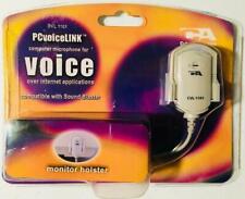 Cyber Acoustics (CA) PCvoiceLINK CVL-1101 Computer Microphone For Voice-Over NEW picture