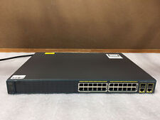 Cisco Catalyst 2960 Series WS-C2960-24PC-S V04 PoE-24 Ethernet Switch --RESET picture