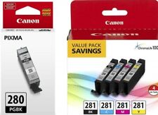 Genuine Canon 280 281 Ink Cartridges Combo-B/C/M/Y) Setup For TS8322 TS8120-5PK picture